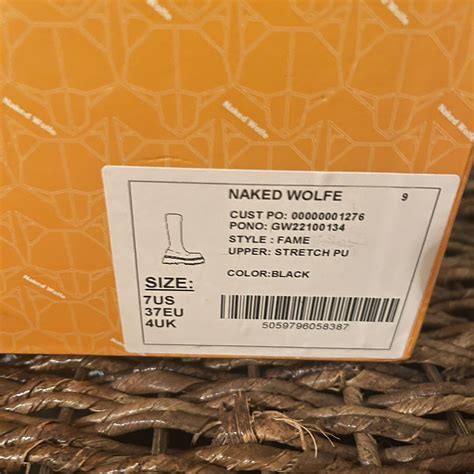 Naked Wolfe Fame Black Stretch In Size Depop