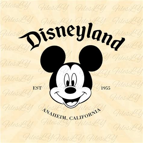 Disneyland Est 1955 Svg Mickeyy Head Svg Mouse Head Svg Inspire Uplift