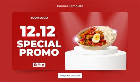 Premium Vector Banner Promo Design Template