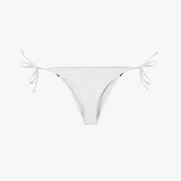 Calvin Klein String Side Tie Cheeky Bikini Kadın Beyaz Bikini Altı