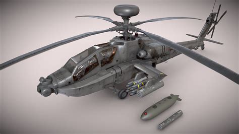 Apache Ah 64d Us Army Static Buy Royalty Free 3d Model By Pukamakara 9813384 Sketchfab Store