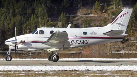 Beechcraft King Air 90 Engine Startup And Takeoff YouTube