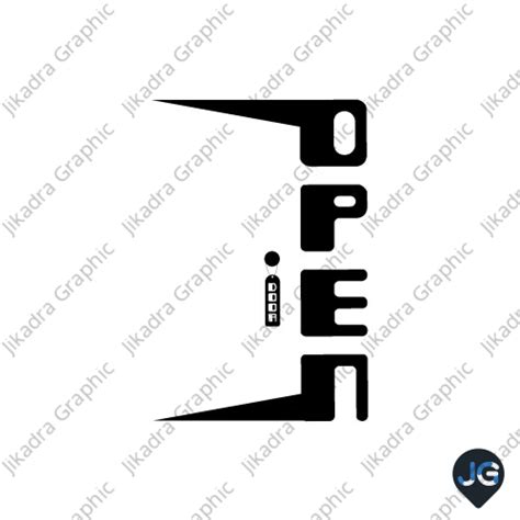 Open Door Logo Vector Illustration - Jikadra Graphic