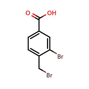 3 Bromo 4 Bromomethyl Benzoic Acid 95 CAS 866721 92 8 AChemBlock