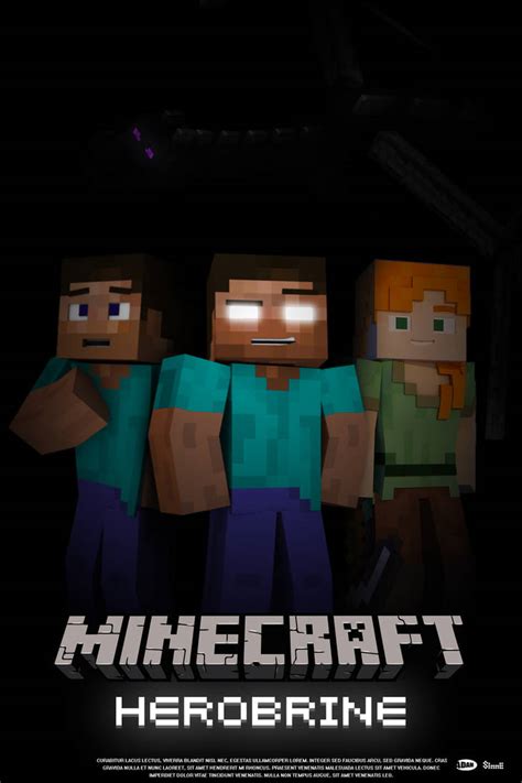 poster5-minecraft:herobrine by psdoc on DeviantArt