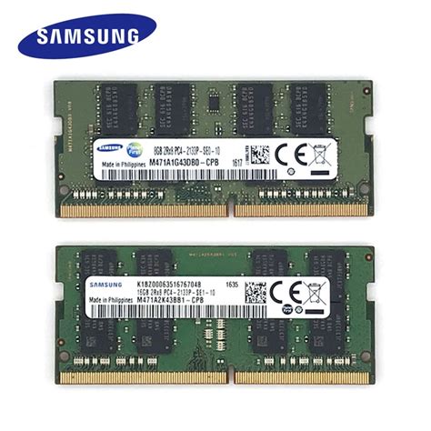 Samsung Gb Ddr Mhz Sodimm Gb Gb Gb V Pin So Dimm