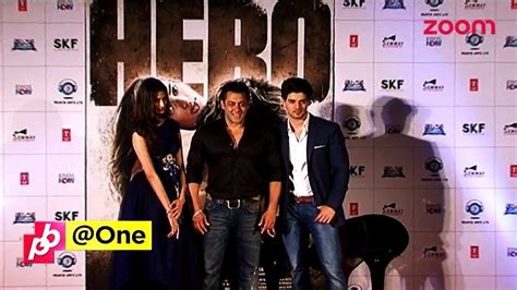 Salman Khan Sooraj Pancholi Get Emotional At The Trailer Launch Of