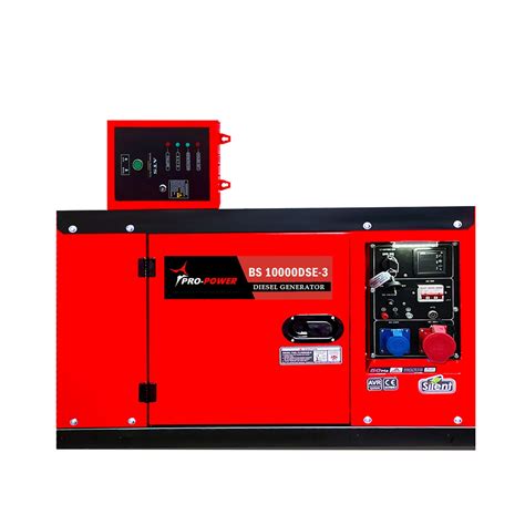 Pro Power Silent Diesel Generator 8kw 10kva 3 Phase 16lt With Free