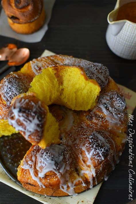 Brioche Au Potimarron Et Cannelle Pumpkin Cinnamon Rolls Le Blog