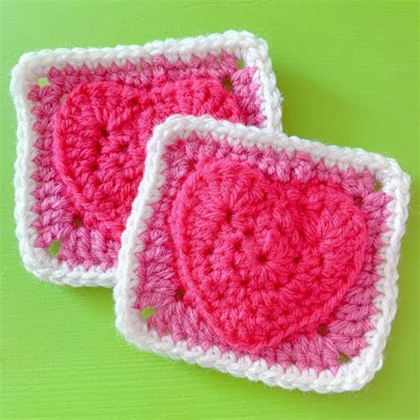 Heart In A Square Crochet Pattern