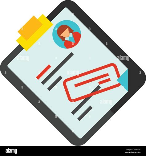 Curriculum Vitae With Stamp Vector Icon Stock Vector Image Art Alamy