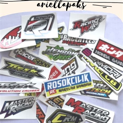 Jual Sticker Pack Honda Gank Stiker Rosok CIlik Stiker Master Racing