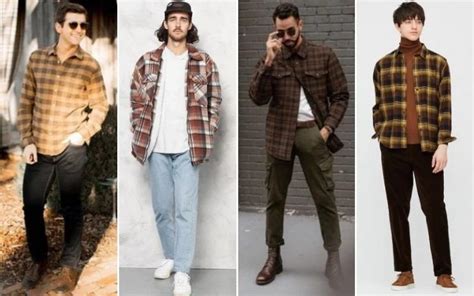 C Mo Combinar Una Camisa De Franela Para Hombres Moda Hombre