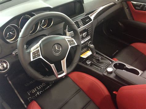 Red hot interior of the 2014 C63 AMG | Amg, Red hot, Hot