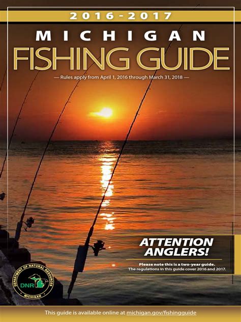 Michigan DNR Fishing Guide | PDF | Angling | Michigan