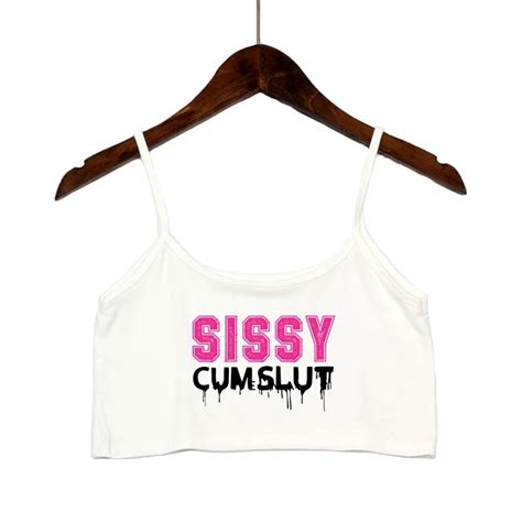 Sissy Cumslut Crop Top Sissy Dream