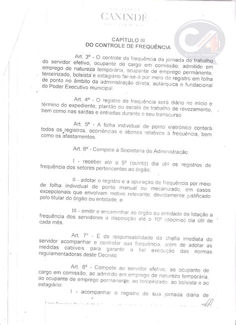 Decreto Muda Horário De Funcionamento Da Prefeitura Modelo Teste