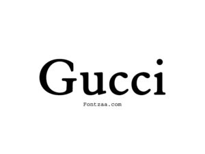 Gucci Font - Fontzaa - Fonts Free Download