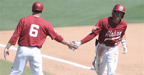 Alabama Baseball Closes Regular Season With Series Win Over Arkansas