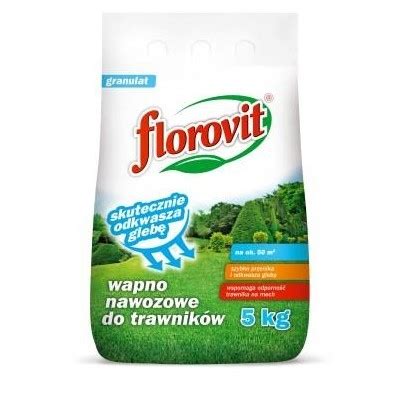 Wapno do trawników z mchem Florovit 5 kg Sklep Świat Kwiatów