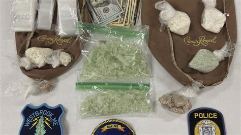 Green Shade Of Suspected Meth Seized During Westbrook Drug Bust