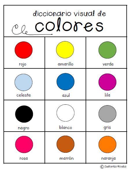 Aprende Vocabulario Los Colores Colores En Español Aprender Los Colores Y Nombres De Colores