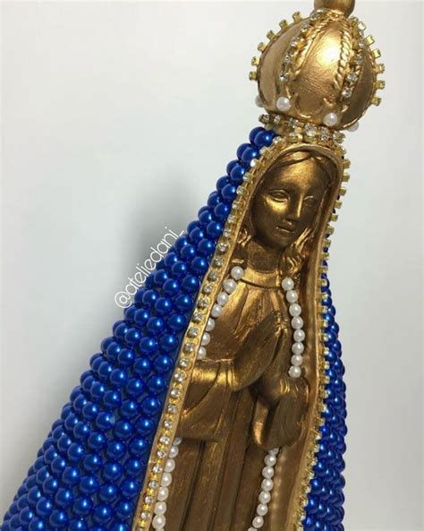 Nossa Senhora Aparecida Manto Azul De P Rolas Elo