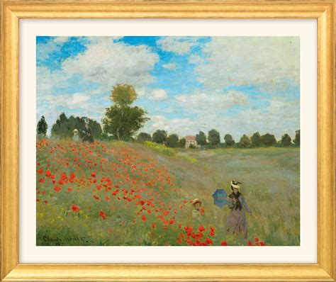 Buy Picture Les Coquelicots Argenteuil The Poppy Field At