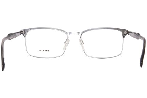 Prada Pr 54wv 7cq1o1 Eyeglasses Mens Matte Gunmetal Full Rim 56 18 150