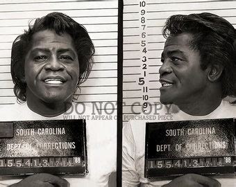 James Brown Mugshot Etsy