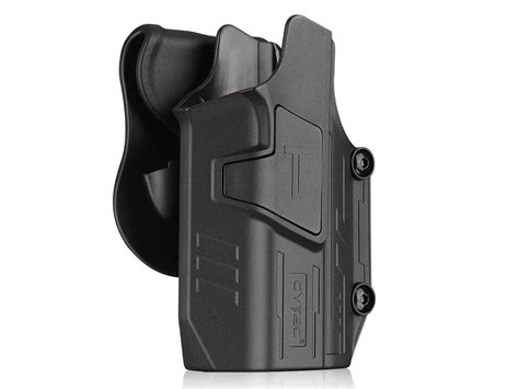 Cytac Mega Fit Universal Holster Pistol Light Right Black