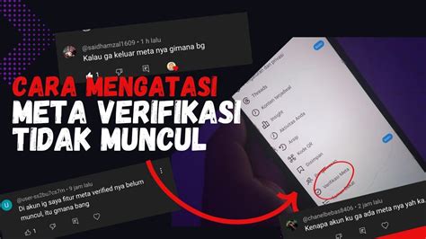 CARA MENGATASI META VERIFIKASI INSTAGRAM TIDAK MUNCUL POINT KE 3