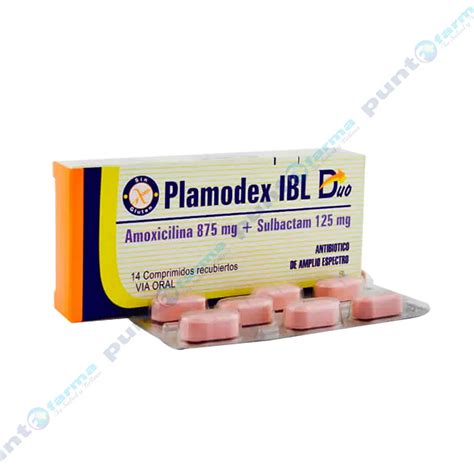 Plamodex Ibl Duo Amoxicilina Mg Caja De Comprimidos