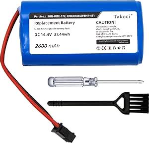 Amazon Gikysuiz 2600mAh Replacement Battery For Coredy R300 R3500