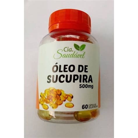 Óleo De Semente De Sucupira Branca 60 Cápsulas De 500 Mg em Promoção