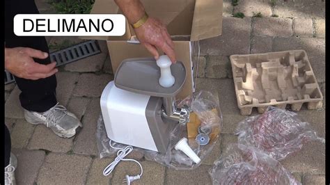 UNBOXING DELIMANO JOY MEAT MINCER YouTube