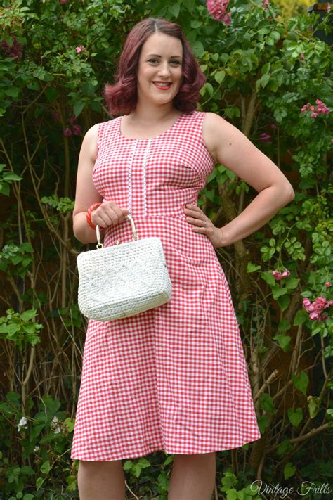 Vintage Favourites No Red Gingham S Horrockses Dress Vintage