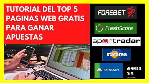 Top Mejores Paginas Web Gratis Para Apuestas Deportivas Futbol