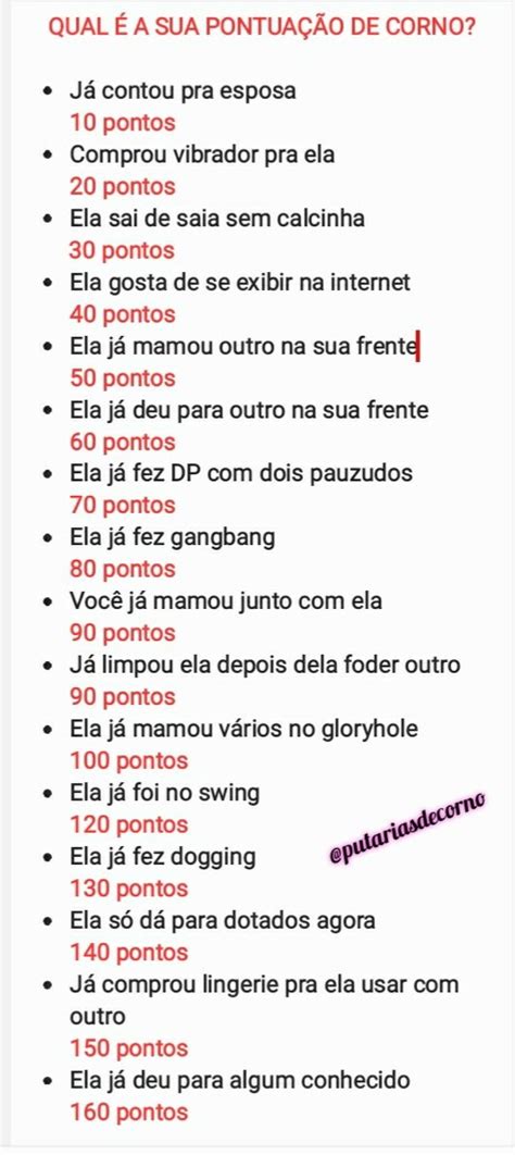 Putarias De Corno On Twitter Vamos Descobrir Qual De Nossos