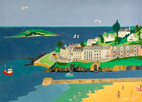 Looe Cornwall Framed Art Print Richard Lodey Association Etsy Uk