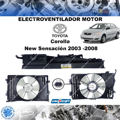 Electroventilador Toyota Corolla New Sensation Mercadolibre