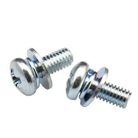 Stainless Steel Ss Pan Head Combination Screw For Industrial Size