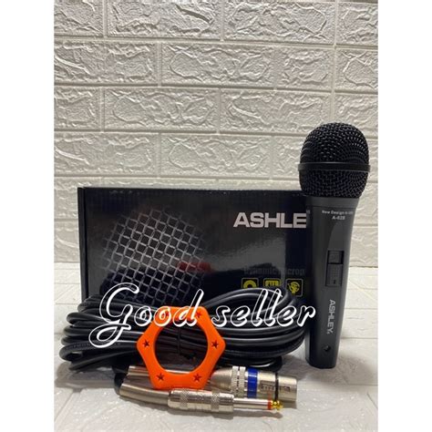 Jual Mic Kabel Ashley A Original Microphone Profesional Shopee