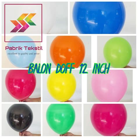 Jual Balon Latex Doff 12 Inch Balon Latex Ulang Tahun Balon Latex