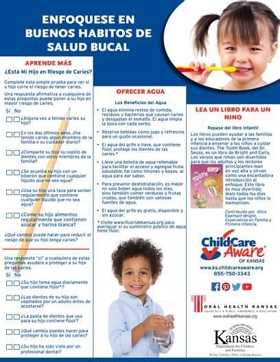 Promoting Good Oral Health Spanish Salud Bucal Buenos Habitos Caries