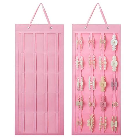 Smuk Hanging Hair Claw Clip Holder Organizer For Women Girls Large Claw Clip Storage For Wall