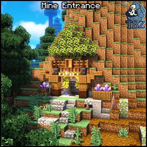 Mine Entrance : r/Minecraftbuilds