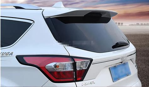 Exterior ABS Plastic Rear Trunk Wing Spoiler Decoration Fit For Ford