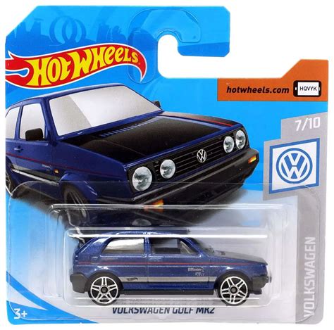 Hot Wheels Volkswagen Golf Mk2 164 Diecast Car Mattel Toys - ToyWiz