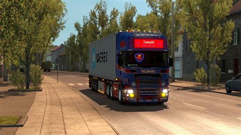 Euro Truck Simulator 2 Evening Drive Scania R560 Deep V8 La